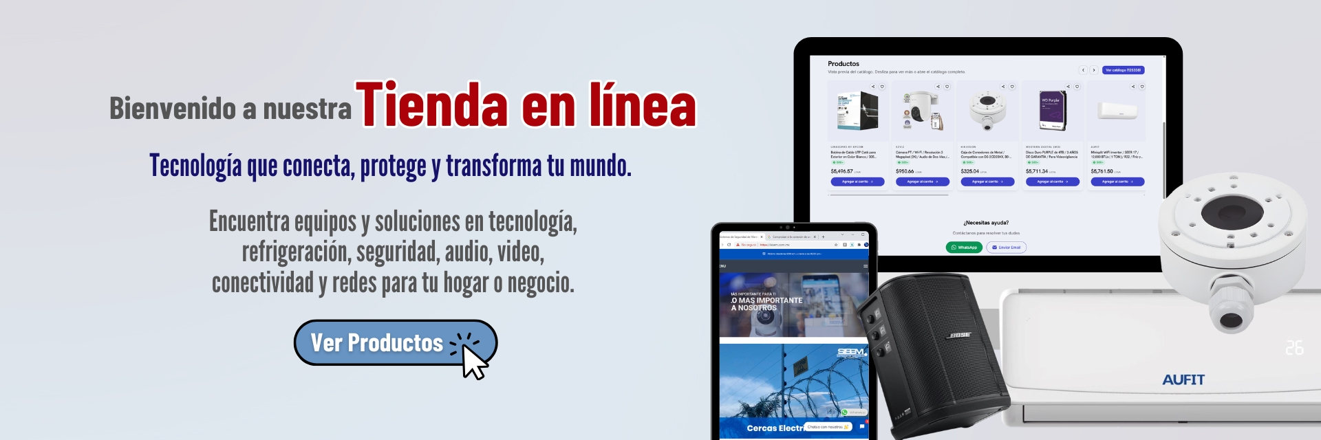Tienda en línea de productos de seguridad